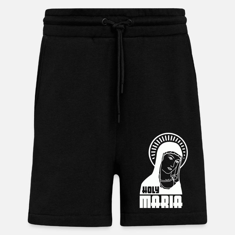 Holy Mary - Shorts - made by SPREAD - SOLID BLACK