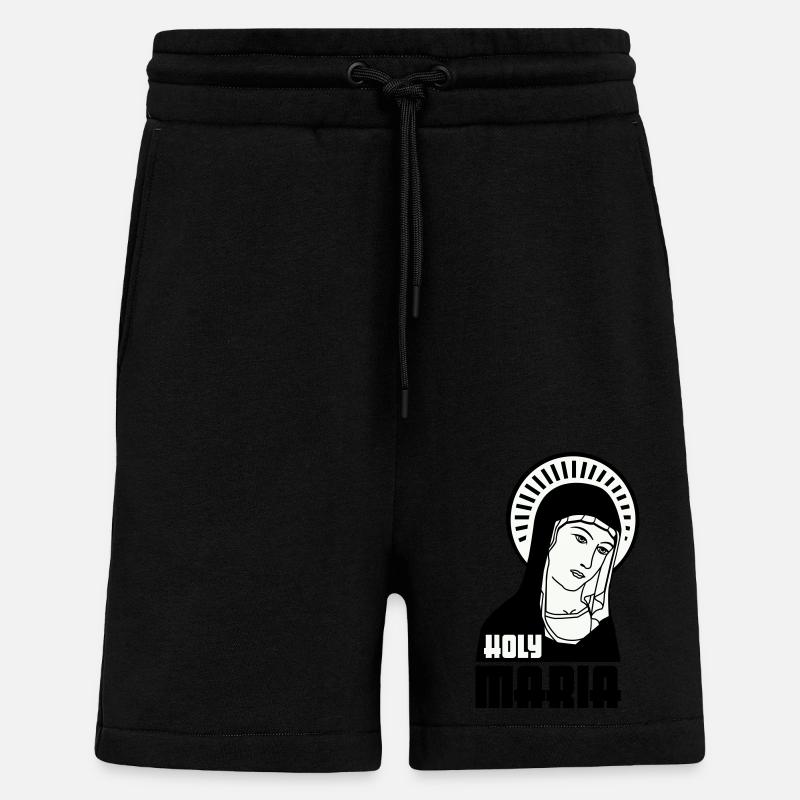 Holy Maria - Shorts - made by SPREAD - SOLID BLACK