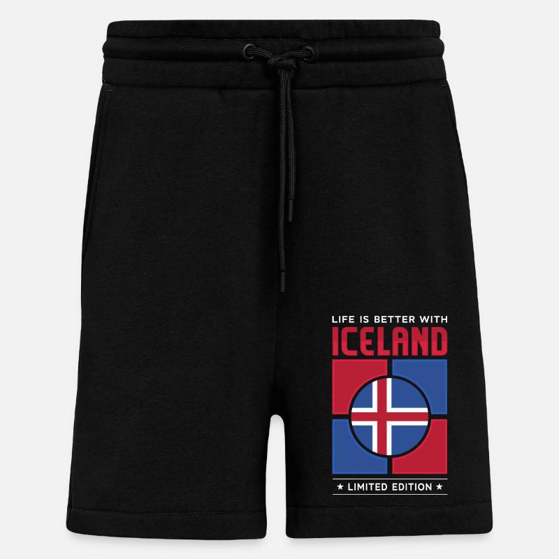 Island - Shorts - made by SPREAD - SOLID BLACK