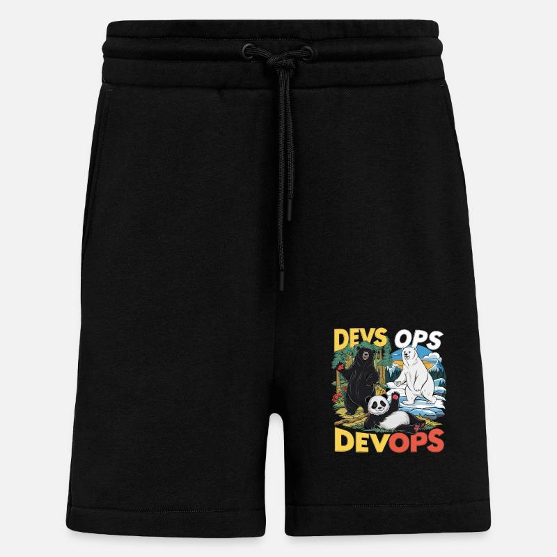 Devops - Shorts - made by SPREAD - SOLID BLACK
