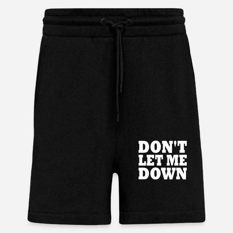 Don't let me down - Shorts - made by SPREAD - SOLID BLACK