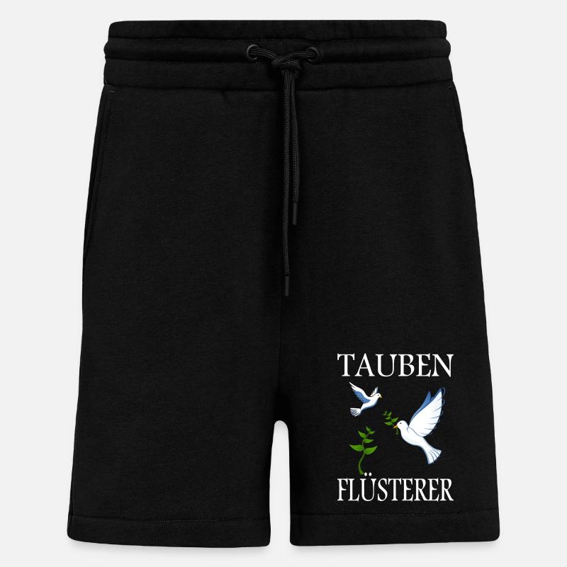 Tauben Flüsterer - Shorts - made by SPREAD - SOLID BLACK