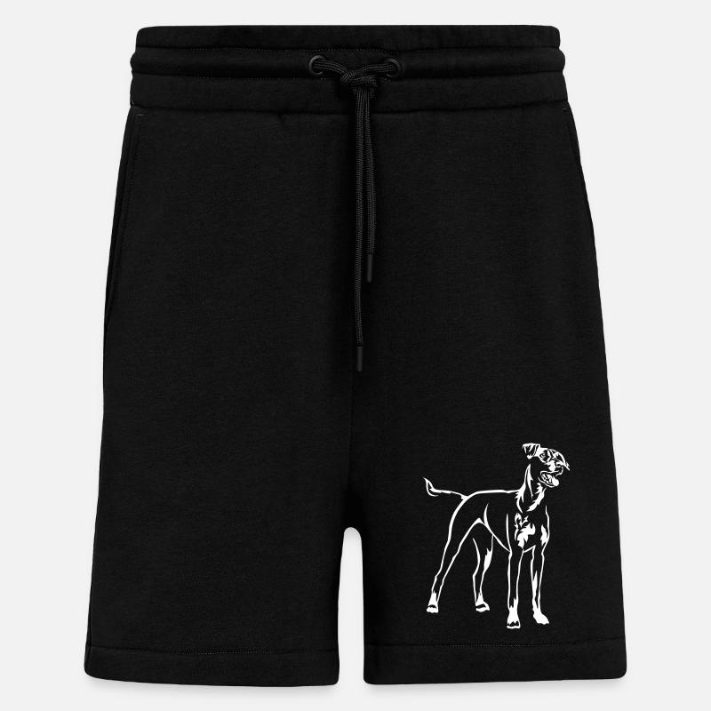 Deutscher Pinscher "Black Edition" - Shorts - made by SPREAD - SOLID BLACK