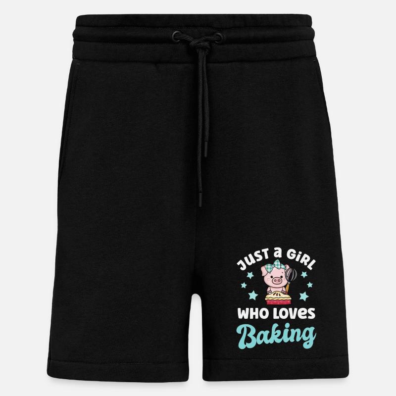 Baking Baker - Shorts - made by SPREAD - SOLID BLACK