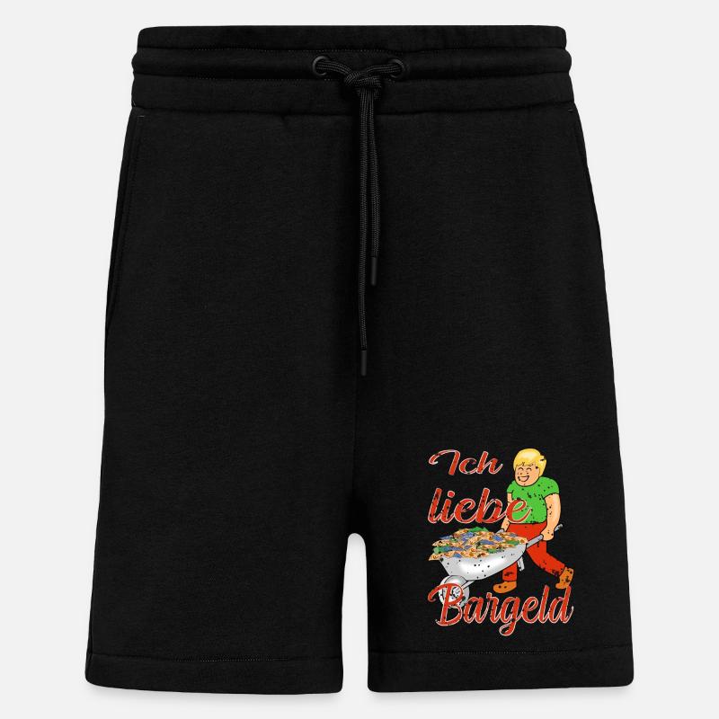 Bargeld Geld - Shorts - made by SPREAD - SOLID BLACK