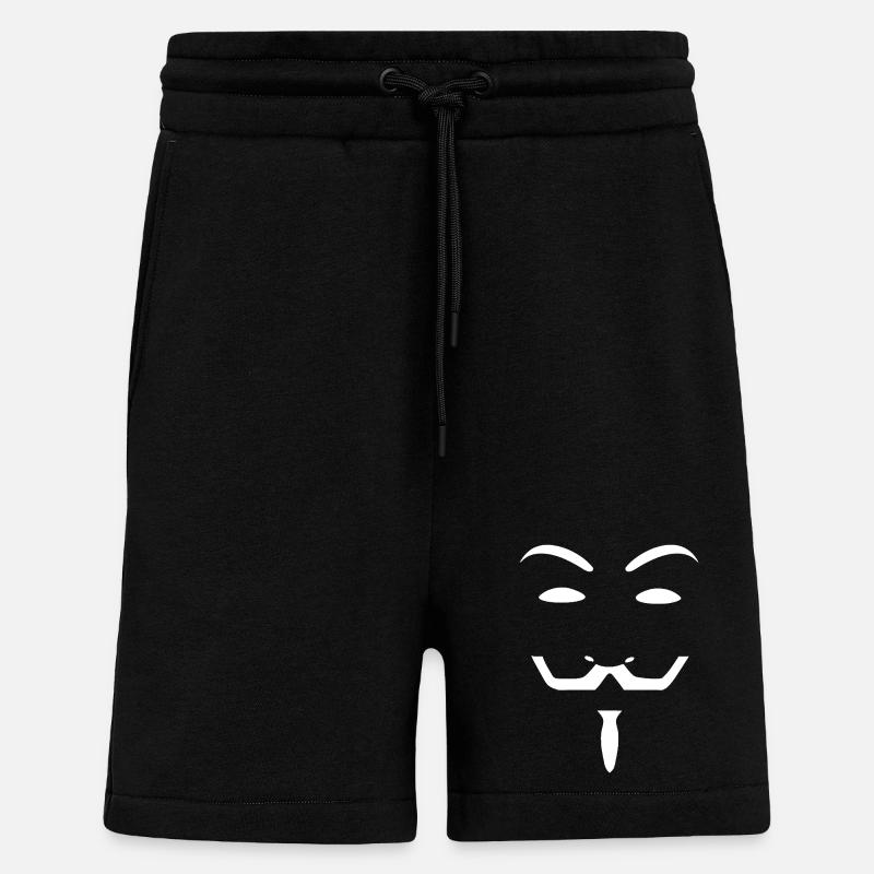 Vendetta - Short bio décontracté fabriqué en UE - SOLID BLACK