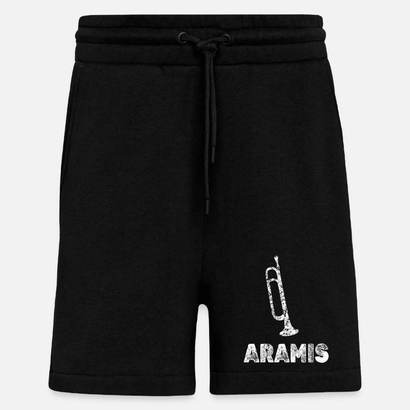Aramis as a brass band - Shorts - made by SPREAD - SOLID BLACK