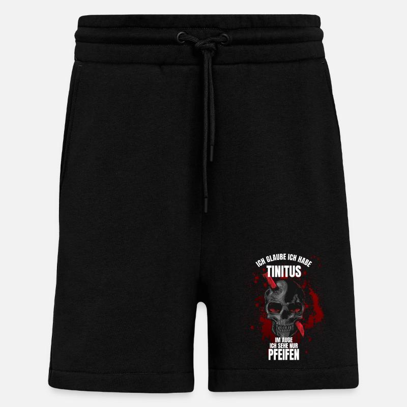 Ich glaube ich habe Tinitus - Shorts - made by SPREAD - SOLID BLACK