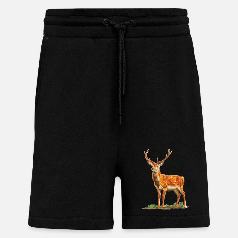 Hirsch - Shorts - made by SPREAD - SOLID BLACK