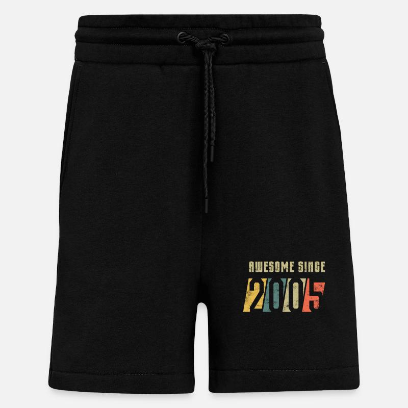 20th Birthday Class 2005 - Shorts - made by SPREAD - SOLID BLACK