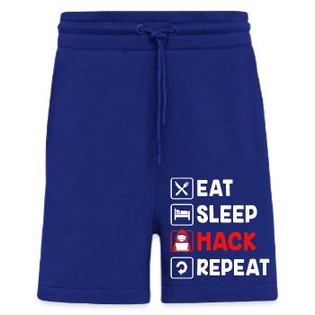 Cybersecurity Cyber Programmierer Hacker - Shorts - made by SPREAD - Iconic Blue - Vorne