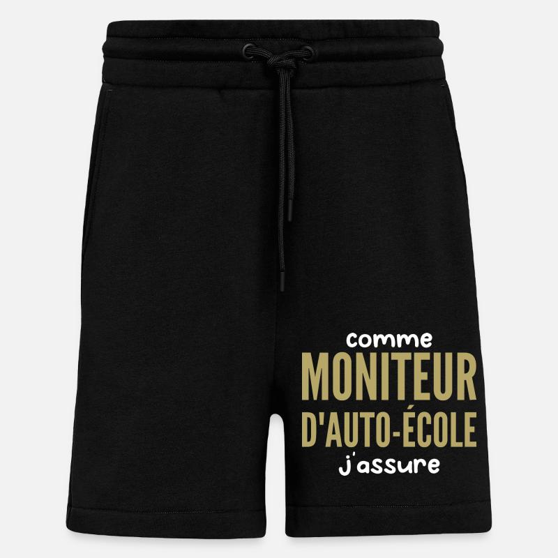 Fahrschul-Instruktor - Shorts - made by SPREAD - SOLID BLACK