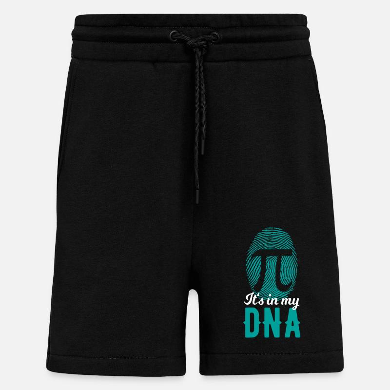 Math DNA - Shorts - made by SPREAD - SOLID BLACK