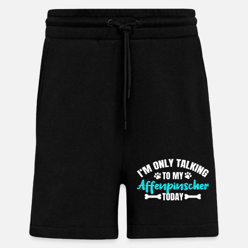 Affenpinscher - Shorts - made by SPREAD - SOLID BLACK