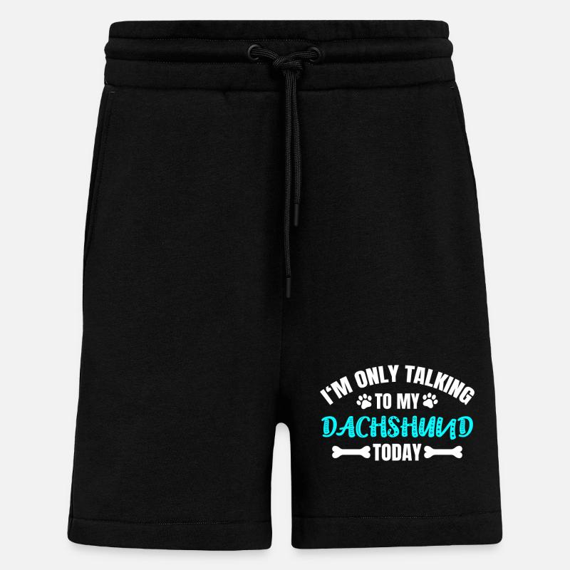 Dachshund Dackel - Shorts - made by SPREAD - SOLID BLACK