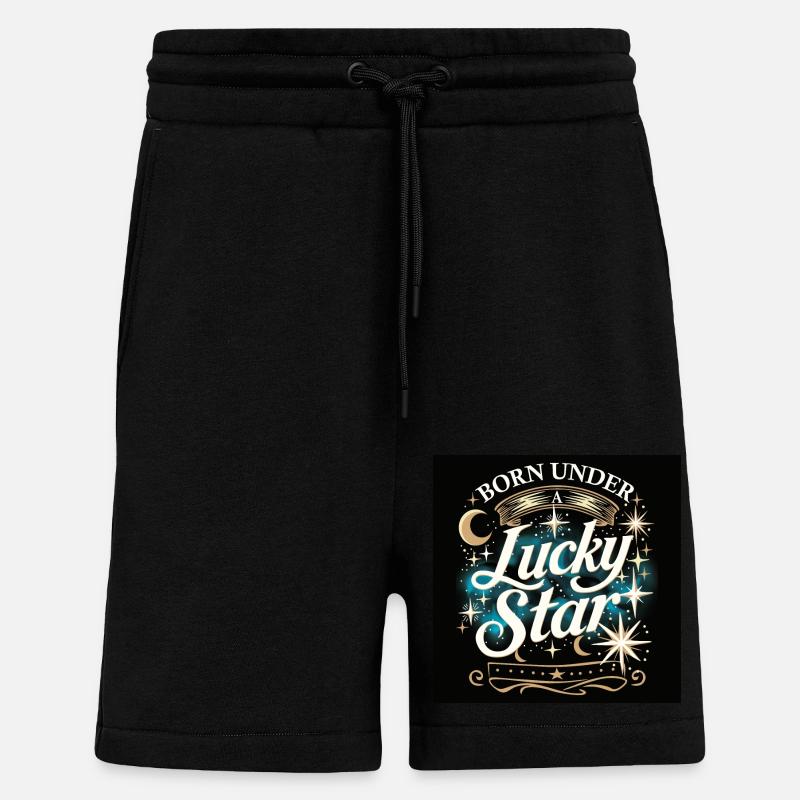 Glücksstern - Shorts - made by SPREAD - SOLID BLACK