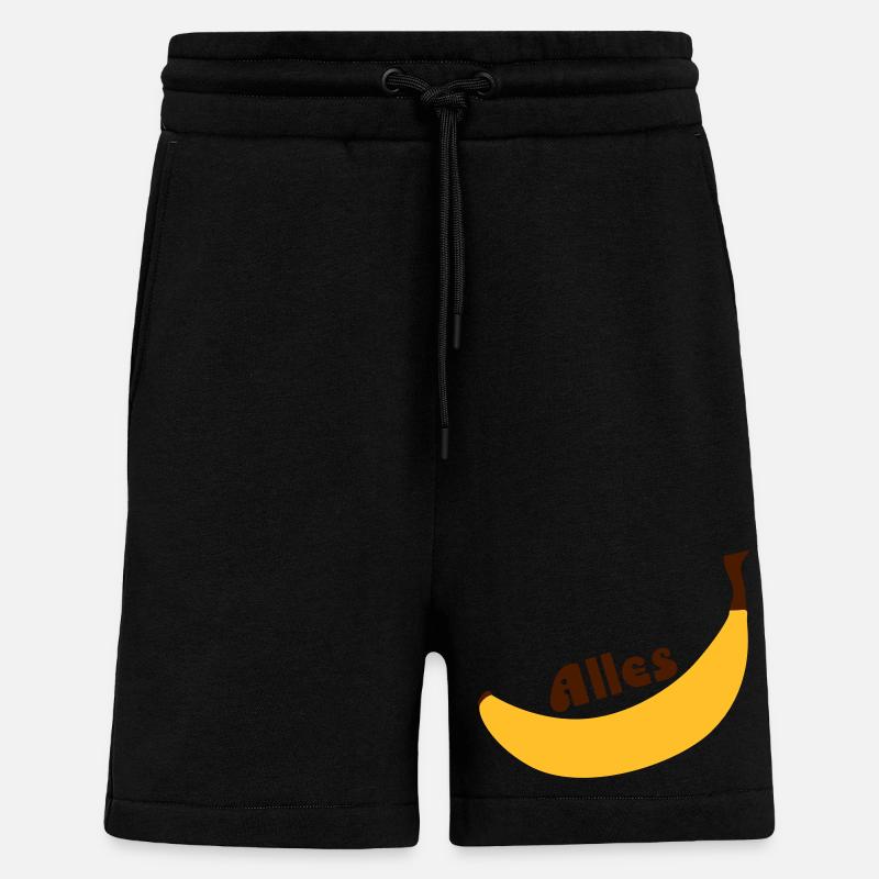 alles banane - Shorts - made by SPREAD - SOLID BLACK