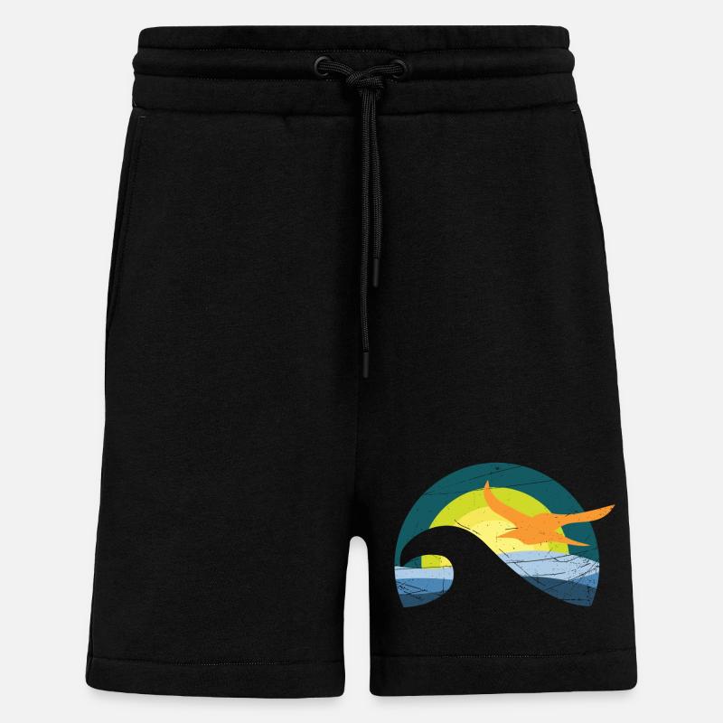 Möwe am Meer - Shorts - made by SPREAD - SOLID BLACK