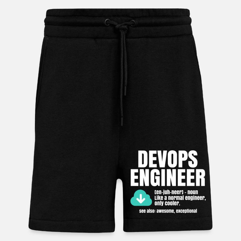 Devops-Ingenieur - Shorts - made by SPREAD - SOLID BLACK