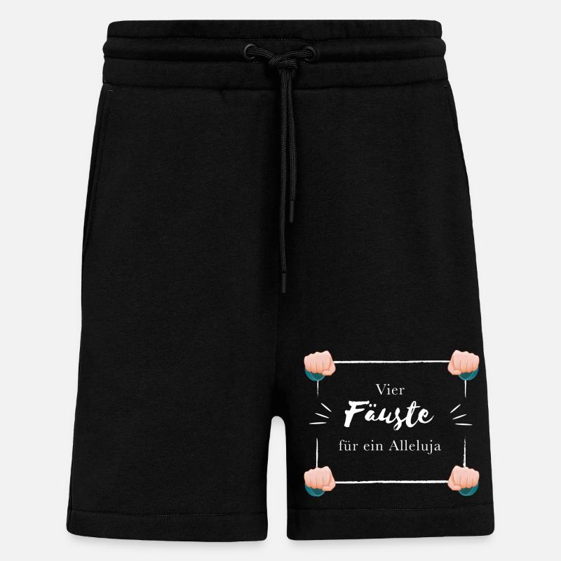 Vier Fäuste für ein Alleluja - Shorts - made by SPREAD - SOLID BLACK