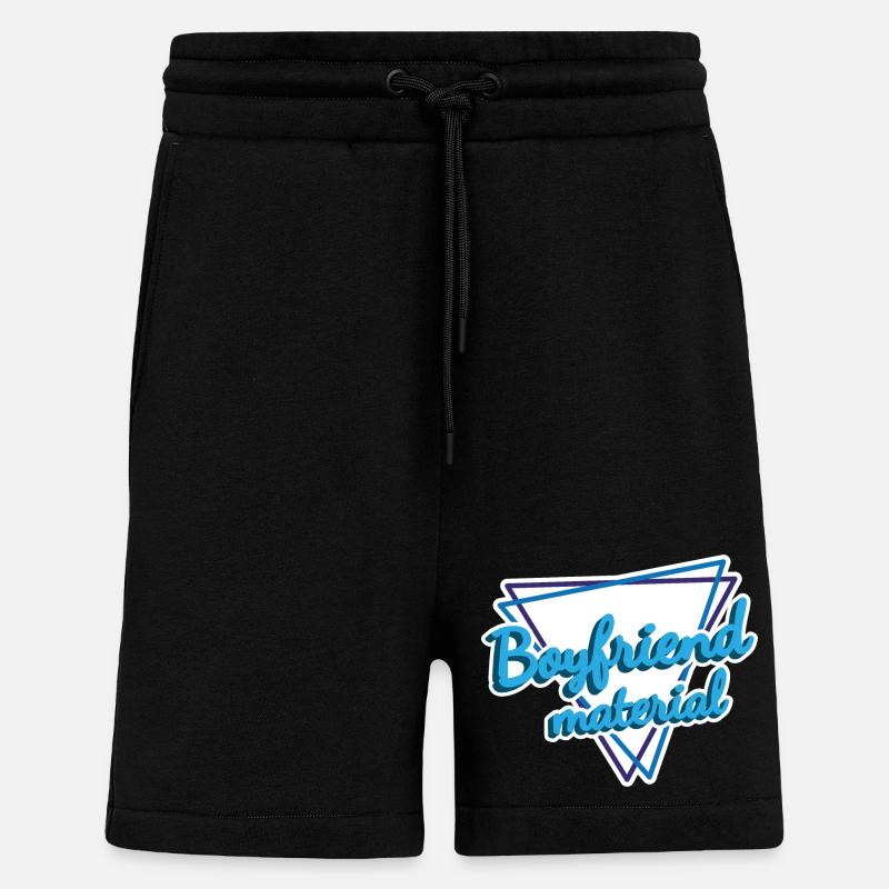 Friendship Bond with Heart Shape - Shorts - made by SPREAD - SOLID BLACK