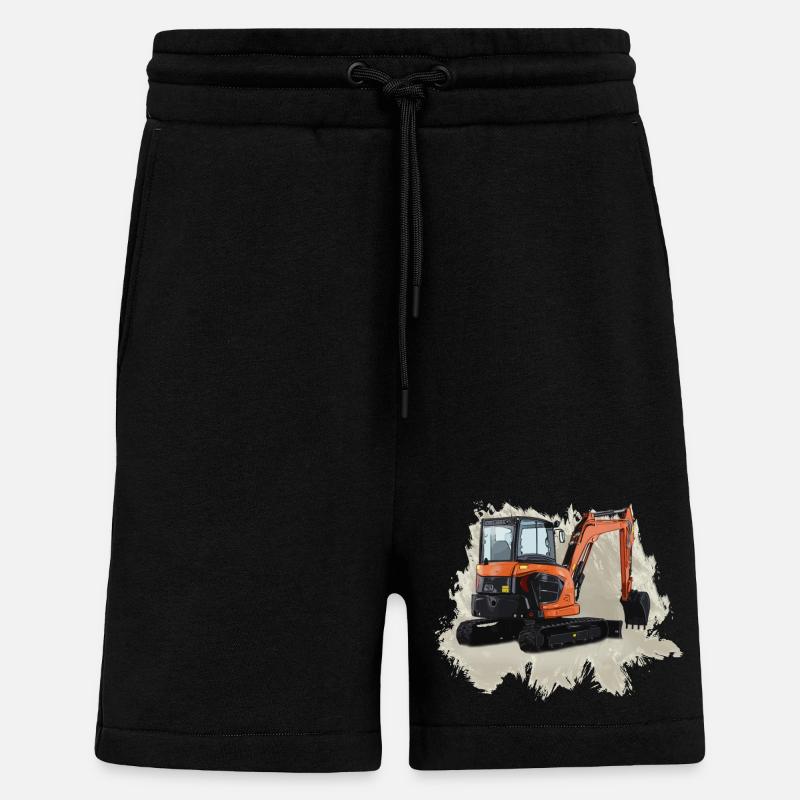 Minibagger - Shorts - made by SPREAD - SOLID BLACK