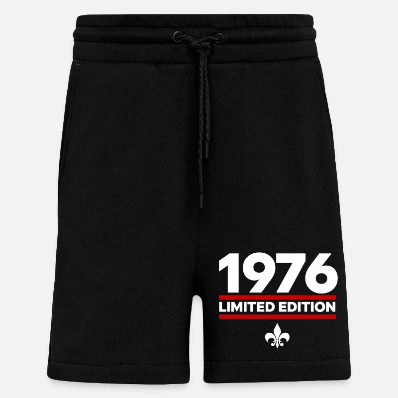 1976 Limited Edition - Shorts - made by SPREAD - SOLID BLACK