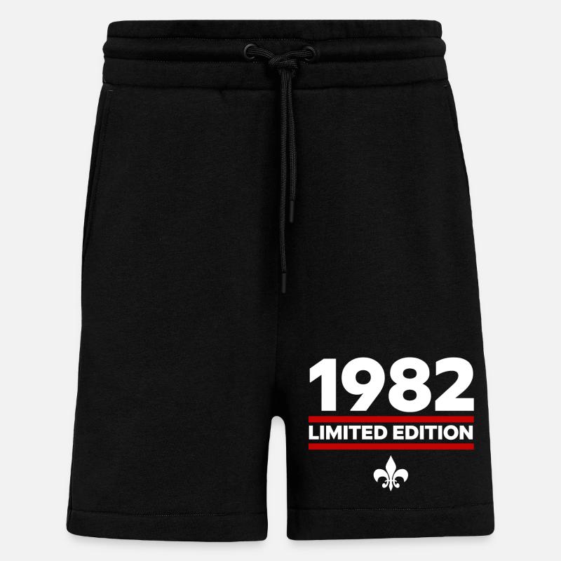 1982 Limited Edition - Shorts - made by SPREAD - SOLID BLACK