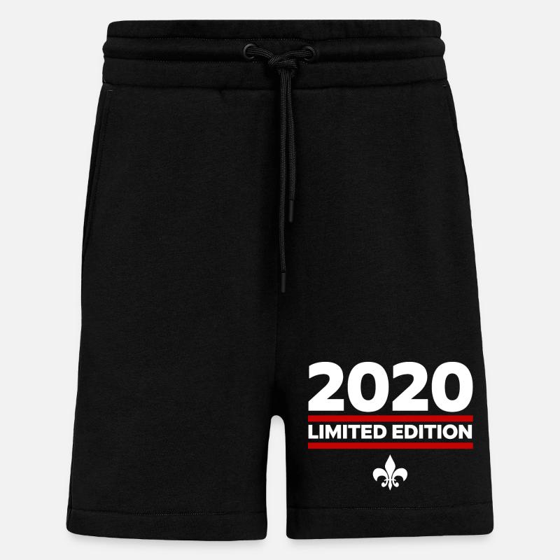 Édition limitée 2020 - Short bio décontracté fabriqué en UE - SOLID BLACK
