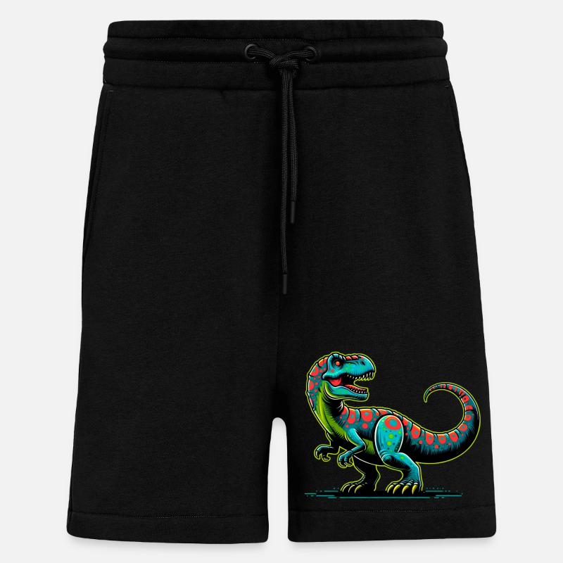 Dinosaurier - Shorts - made by SPREAD - SOLID BLACK