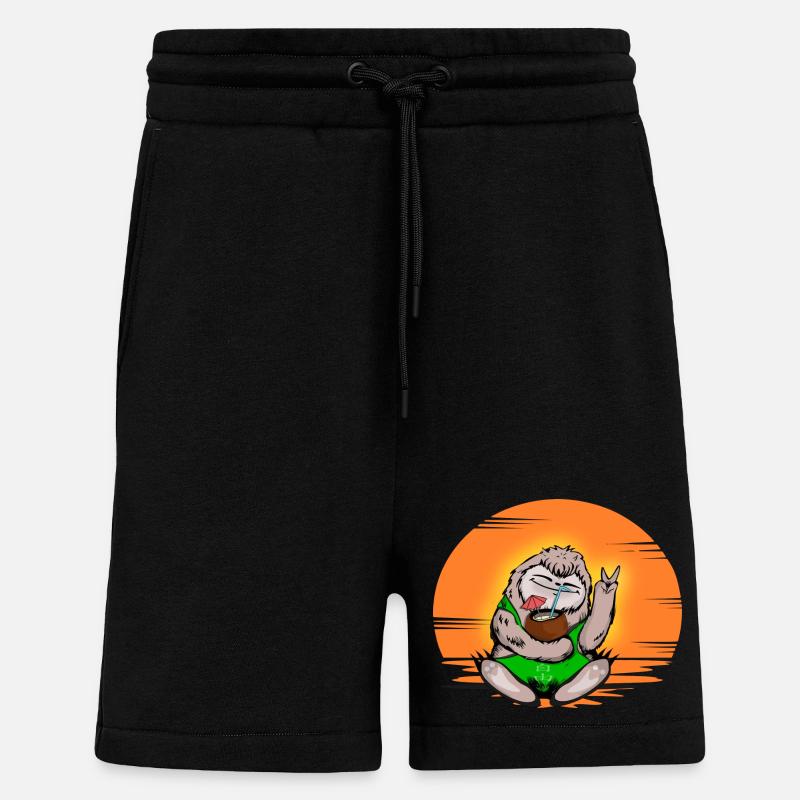 Faultier - Shorts - made by SPREAD - SOLID BLACK
