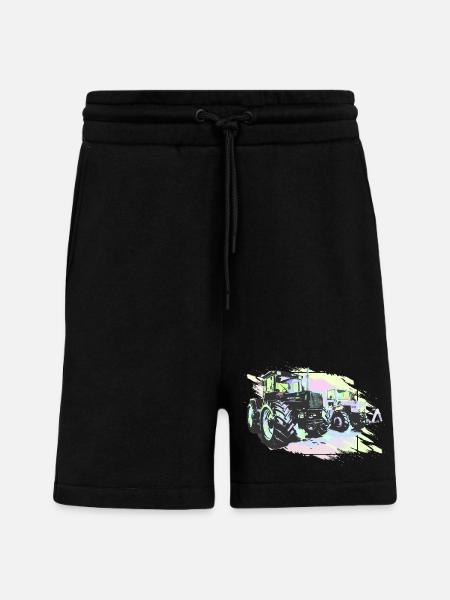 Old tractors - Shorts - made by SPREAD - SOLID BLACK