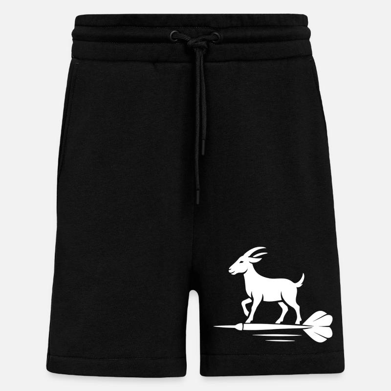 Bock auf Dart - Short bio décontracté fabriqué en UE - SOLID BLACK