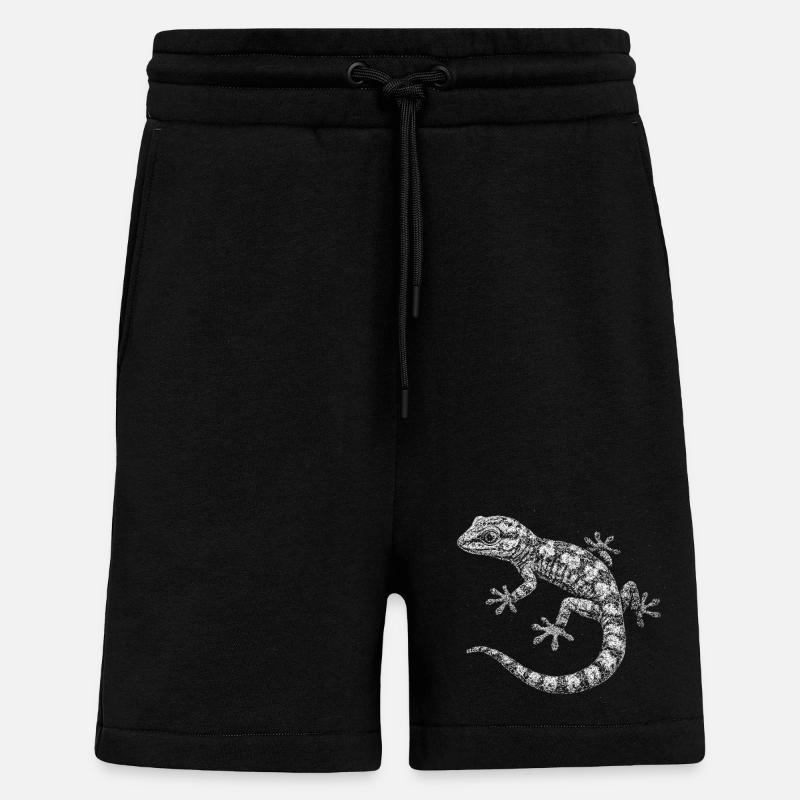 A gecko - Shorts - made by SPREAD - SOLID BLACK