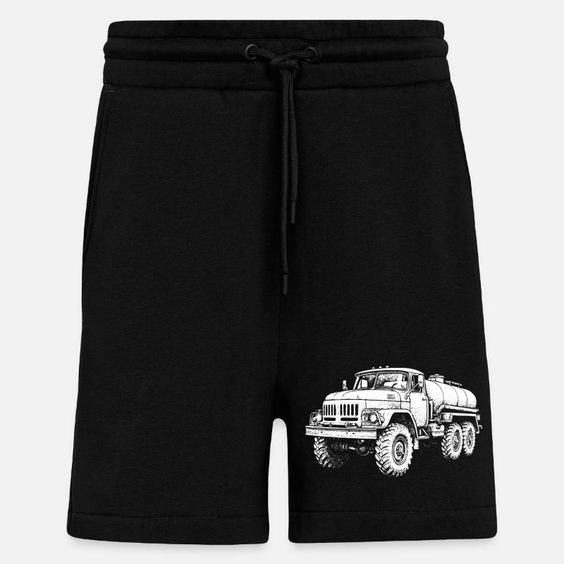 Schwerlast-Koloss Retro - Shorts - made by SPREAD - SOLID BLACK