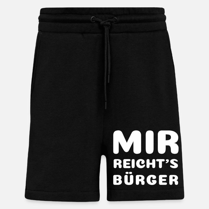 I've had enough, citizens - Shorts - made by SPREAD - SOLID BLACK