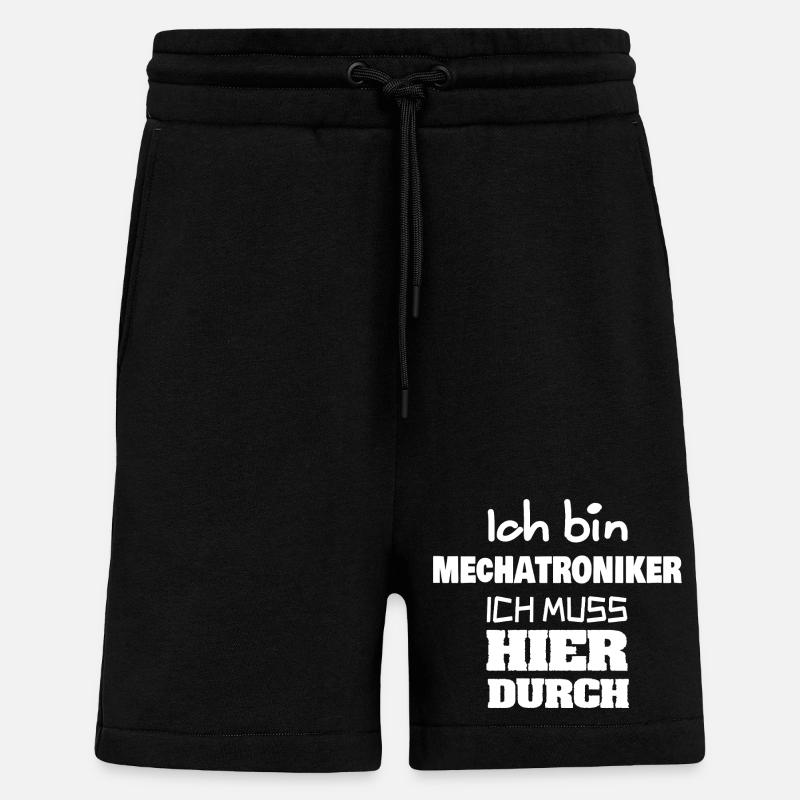Mechatronics Technician - Shorts - made by SPREAD - SOLID BLACK
