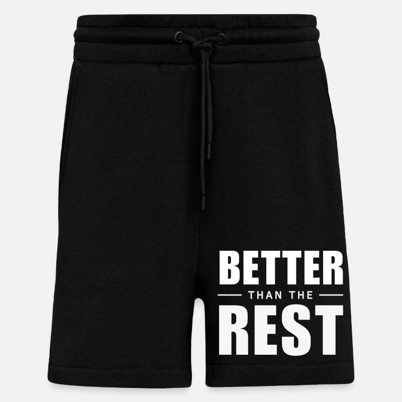 Better Than The Rest - Clever Aha-Effekt - Shorts - made by SPREAD - SOLID BLACK