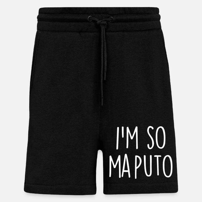 Maputo, Mozambique - Shorts - made by SPREAD - SOLID BLACK