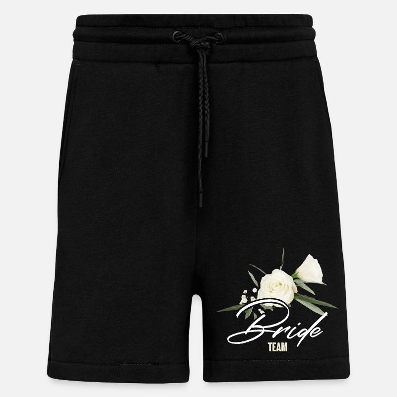 Équipe Bride - Short bio décontracté fabriqué en UE - SOLID BLACK