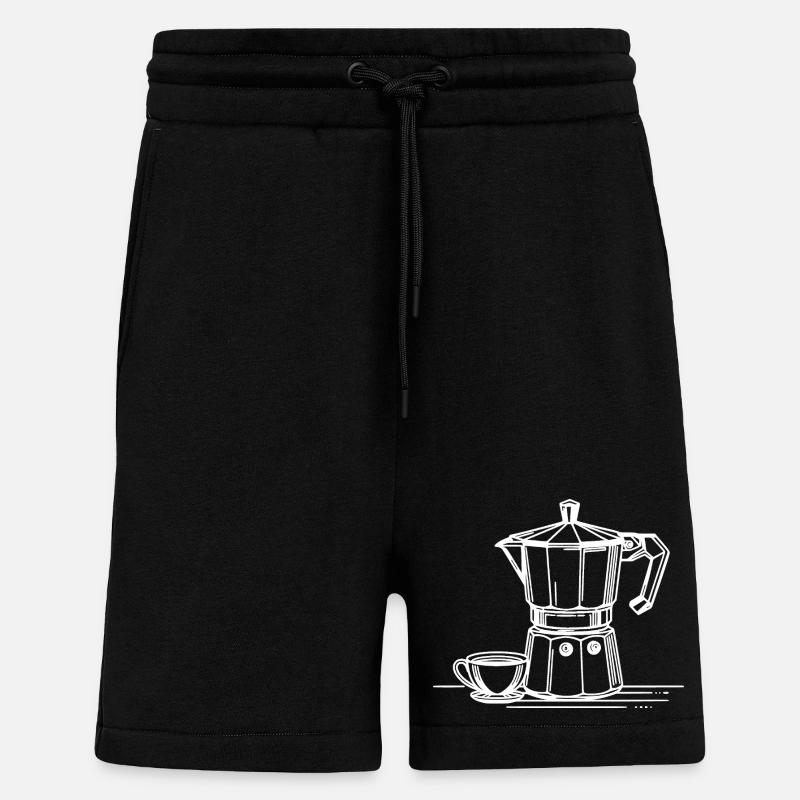 Bialetti - Short bio décontracté fabriqué en UE - SOLID BLACK