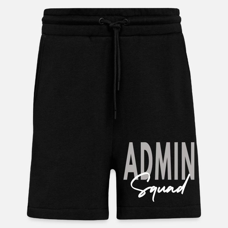 Admin Squad Assistent Teamadministrator - Shorts - made by SPREAD - SOLID BLACK