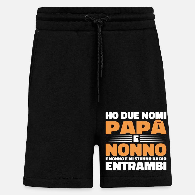 Papa und Opa - Shorts - made by SPREAD - SOLID BLACK