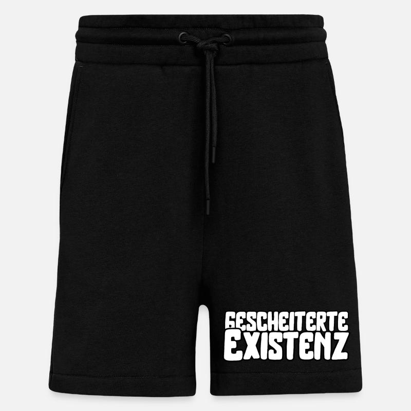 L’existence ratée - Short bio décontracté fabriqué en UE - SOLID BLACK