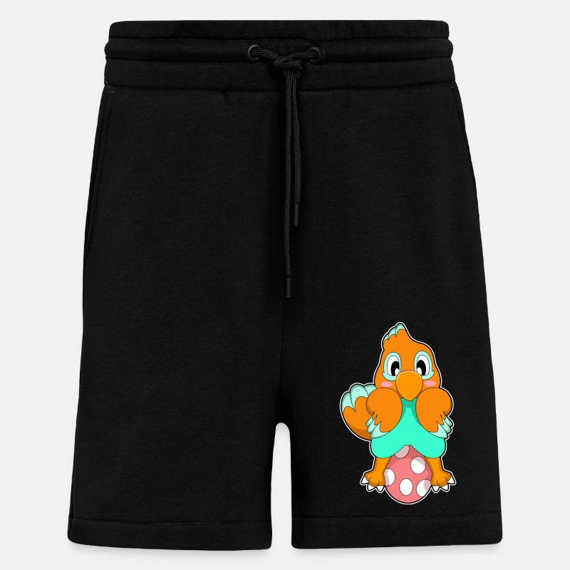 Papagei Ei - Shorts - made by SPREAD - SOLID BLACK