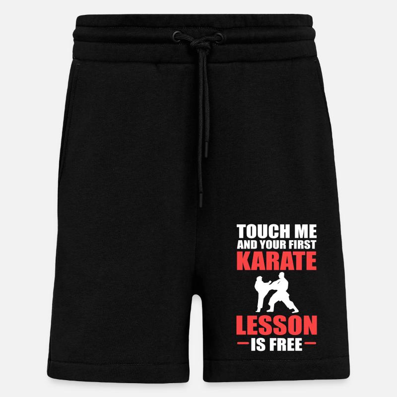 Karate Selbstverteidigung - Shorts - made by SPREAD - SOLID BLACK
