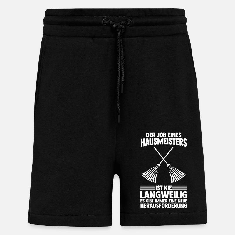 Facility Manager Caretaker Caretaker - Shorts - made by SPREAD - SOLID BLACK