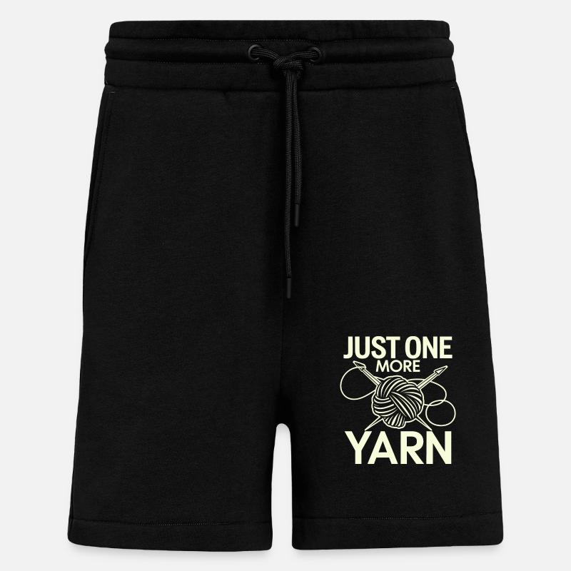 Wolle statt Worte - Shorts - made by SPREAD - SOLID BLACK