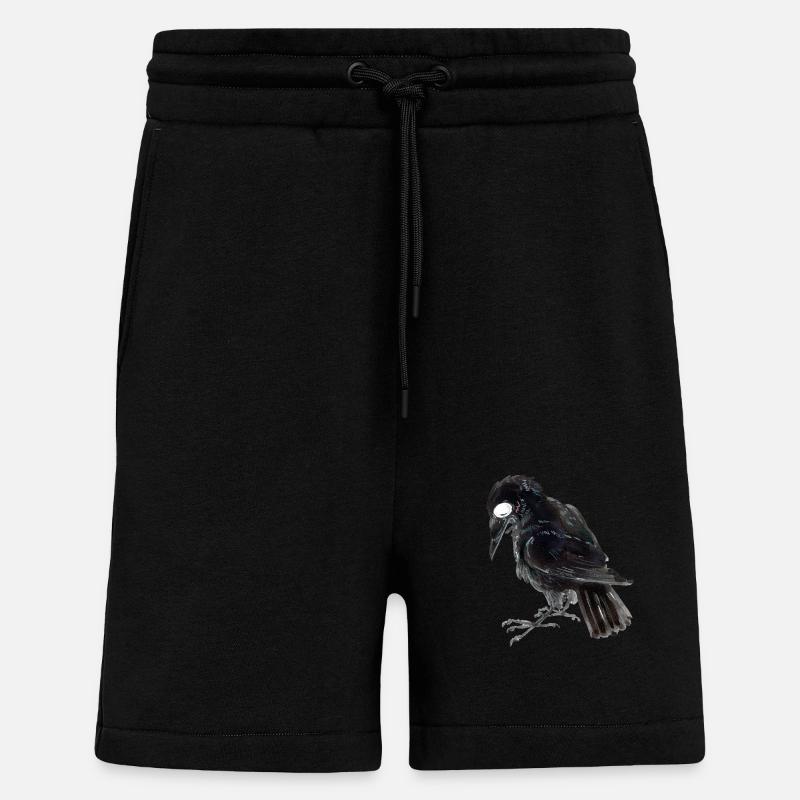Rabenkrähe 3 - Shorts - made by SPREAD - SOLID BLACK