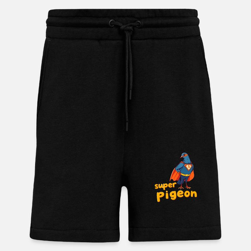 Super Taube - Shorts - made by SPREAD - SOLID BLACK